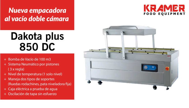 Presentamos nuestra nueva empacadora al vacío Dakota Plus 850 DC